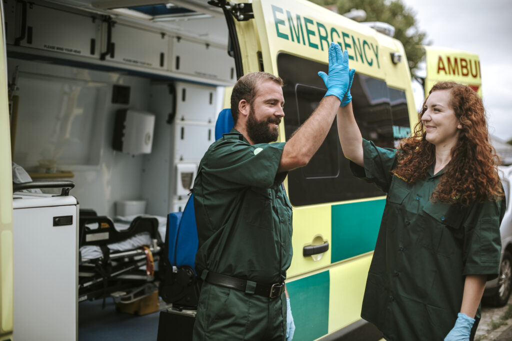 paramedics at work with an ambulance 2023 11 27 04 58 54 utc 1 AM Healthcare