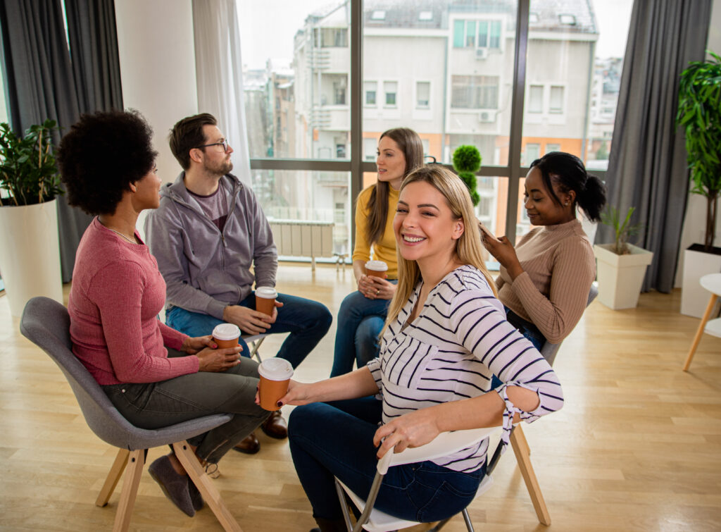 diverse group of people sitting in circle in group 2023 11 27 05 24 39 utc AM Healthcare